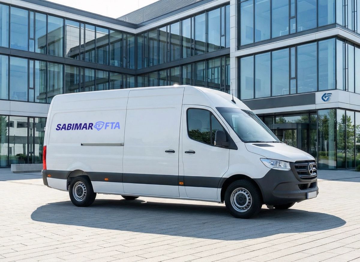 masina-optica-medicala-mobila-fata-sediu-companie